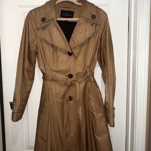 London Fog Women's Belted Trench Coat Size Medium